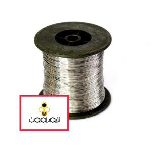 سیم استیل زنبورداری ۰.۵ میلی‌متری برای سیم‌کشی قاب زنبور عسل